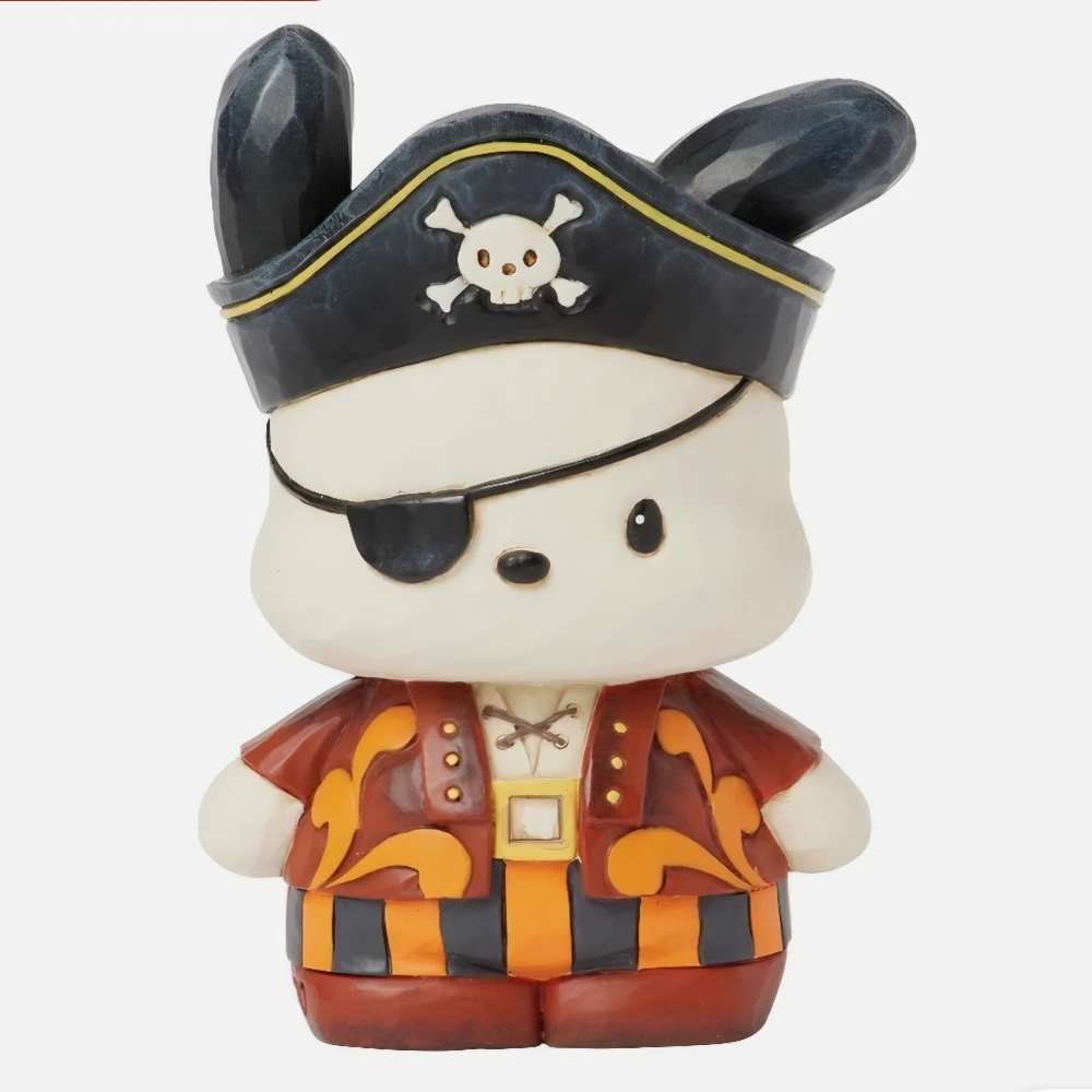Jim Shore Sanrio Pochacco Pirate Mini Figurine